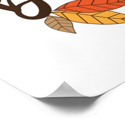 Es ist Fall Baby Poster (Ecke)