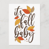Es ist Fall Baby Postkarte (Vorderseite)