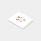 Es ist Fall Sie Rae Dunn inspirierter Post-it Klebezettel (angewinkelt)