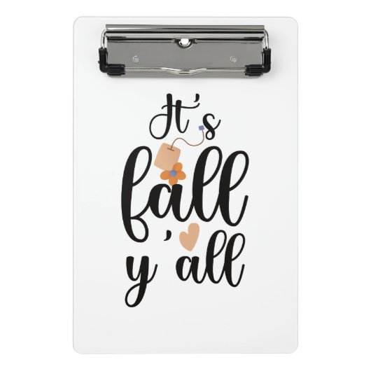 Es ist Fall von allen, Teebeutel Mini Klemmbrett (Vorderseite)