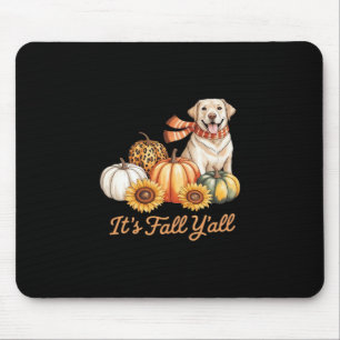 Es ist Fall Y’all Dog Leopard Pumpkin Fall Creativ Mousepad
