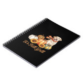 Es ist Fall Y’all Dog Leopard Pumpkin Fall Creativ Notizblock (Linke Seite)