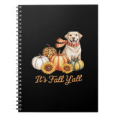 Es ist Fall Y’all Dog Leopard Pumpkin Fall Creativ Notizblock (Vorderseite)
