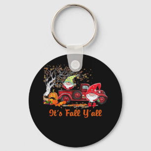Es ist Fall Y’all Gnomes Pumpkin Gewürz Schlüsselanhänger