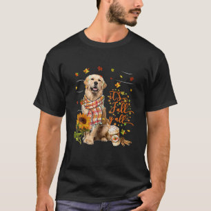 Es ist Fall Y All Golden Retriever Hund Erntedank T-Shirt
