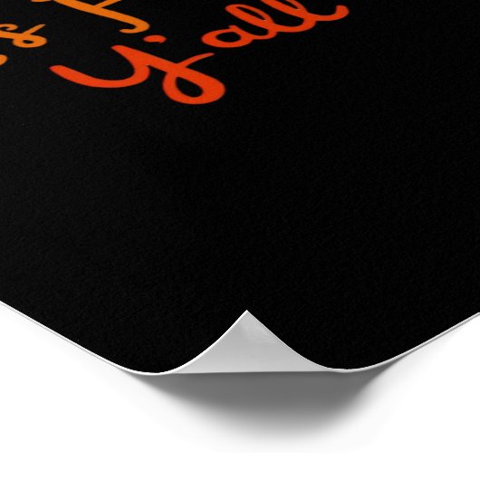 Es ist Fall Y’all Happy Fall Y’all Retro Style Poster (Ecke)