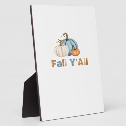 Es ist Fall Y’all, Herbstsaison, Pumpkins Fotoplatte (Seite)