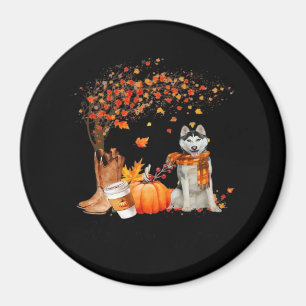 Es ist Fall Y’all Hund Erntedank Halloween Aesthet Magnet