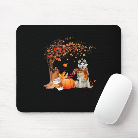 Es ist Fall Y’all Hund Erntedank Halloween Aesthet Mousepad (Mit Mouse)
