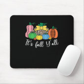 Es ist Fall Y’all Leopard Pattern Pumpkin Mousepad (Mit Mouse)