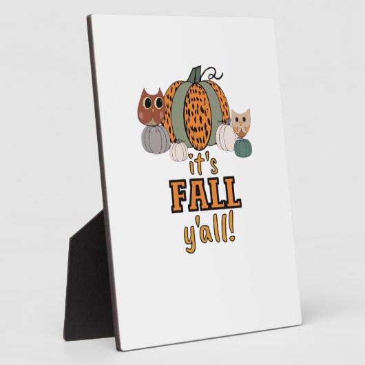 Es ist Fall Y’all, Leopard Pumpkins und Öfen Fotoplatte (Seite)