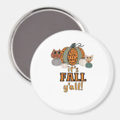 Es ist Fall Y’all, Leopard Pumpkins und Öfen Magnet (Vorderseite/Rückseite)