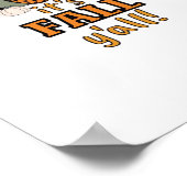 Es ist Fall Y’all, Leopard Pumpkins und Öfen Poster (Ecke)