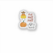 Es ist Fall Y’all Minimal Clean Aufkleber (Vorderseite)