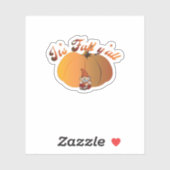 Es ist Fall Y’all Minimal Clean Aufkleber (Blatt)