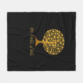 Es ist Fall Y’all Minimal Clean Fleecedecke (Vorderseite (Horizontal))