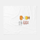 Es ist Fall Y’all Minimal Clean Fleecedecke (Vorderseite (Horizontal))