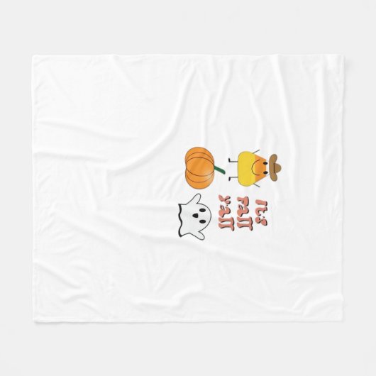 Es ist Fall Y’all Minimal Clean Fleecedecke (Vorderseite (Horizontal))