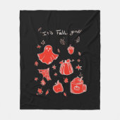 Es ist Fall Y’all Minimal Clean Fleecedecke (Vorderseite)