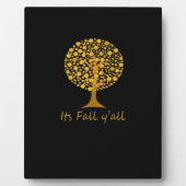 Es ist Fall Y’all Minimal Clean Fotoplatte (Vorderseite)