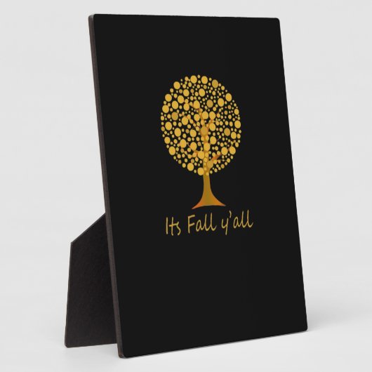 Es ist Fall Y’all Minimal Clean Fotoplatte (Seite)