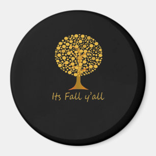 Es ist Fall Y’all Minimal Clean Magnet