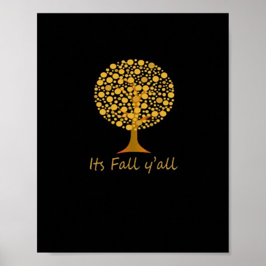 Es ist Fall Y’all Minimal Clean Poster (Vorne)