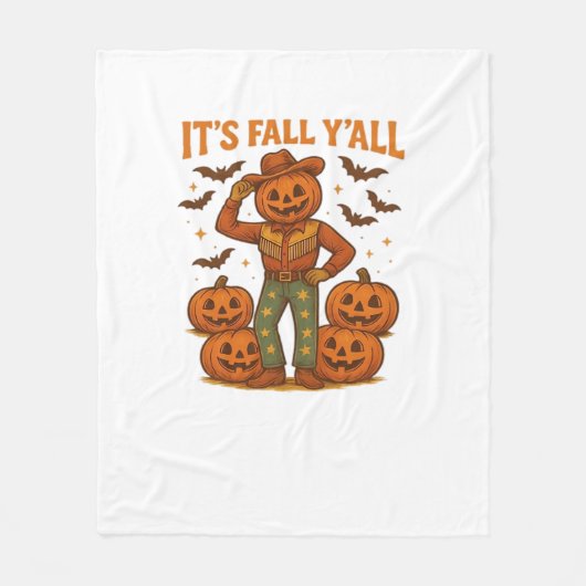 Es ist Fall Y’all Pumpkin Fleecedecke (Vorderseite)