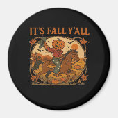 Es ist Fall Y’all Pumpkin Minimal Clean Magnet (Vorne)