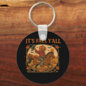 Es ist Fall Y’all Pumpkin Minimal Clean Schlüsselanhänger (Vorderseite)