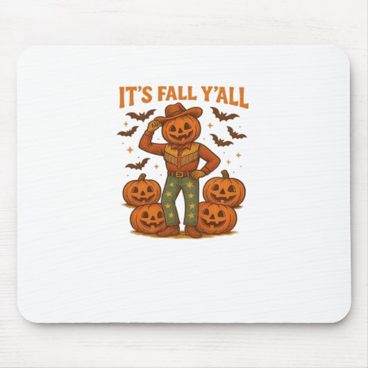 Es ist Fall Y’all Pumpkin Mousepad (Vorne)