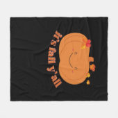 Es ist Fall Y’all Pumpkin Retro Classic Fleecedecke (Vorderseite (Horizontal))