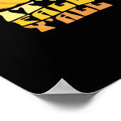 Es ist Fall Y’all Pumpkin Retro Classic Poster (Ecke)