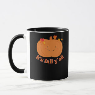 Es ist Fall Y’all Pumpkin Retro Classic Tasse