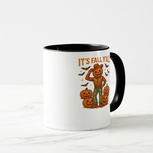 Es ist Fall Y’all Pumpkin Tasse (VorderseiteRechts)