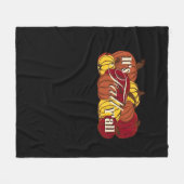 Es ist Fall Y’all Pumpkin Text Fleecedecke (Vorderseite (Horizontal))