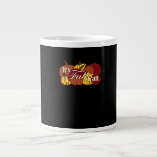 Es ist Fall Y’all Pumpkin Text Jumbo-Tasse