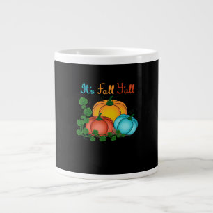 Es ist Fall Y’all Pumpkins Retro Graphic Jumbo-Tasse