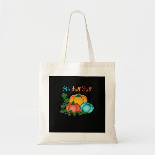 Es ist Fall Y’all Pumpkins Retro Graphic Tragetasche (Vorne)
