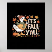 Es ist Fall Y’all Retro Classic Poster (Vorne)