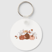 Es ist Fall Y’all Retro Classic Schlüsselanhänger (Vorderseite)