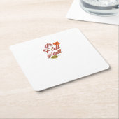 Es ist Fall Y’all Trendy Meme Rechteckiger Pappuntersetzer (angewinkelt)