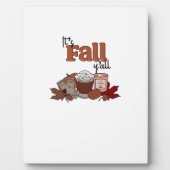Es ist Fall Y'all ästhetische einfach Fotoplatte (Vorderseite)