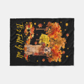 Es ist Fall Yall Australian Cattle Dog Tree Pumpki Fleecedecke (Vorderseite (Horizontal))