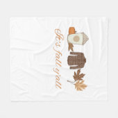 Es ist Fall Y'all Creative Art Fleecedecke (Vorderseite (Horizontal))