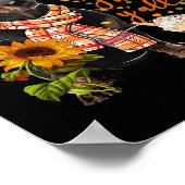 Es ist Fall Y'all Dackel Hund Erntedank Hallowe Poster (Ecke)