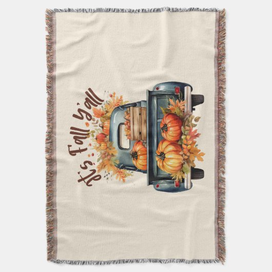Es ist Fall Y'all Decke (Vorderseite Vertikal)