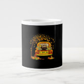 Es ist Fall Y'all Goldendoodle Erntedank Pumpkin Jumbo-Tasse (Vorderseite)