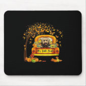Es ist Fall Y'all Goldendoodle Erntedank Pumpkin Mousepad (Vorne)