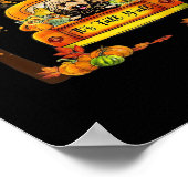 Es ist Fall Y'all Goldendoodle Erntedank Pumpkin Poster (Ecke)